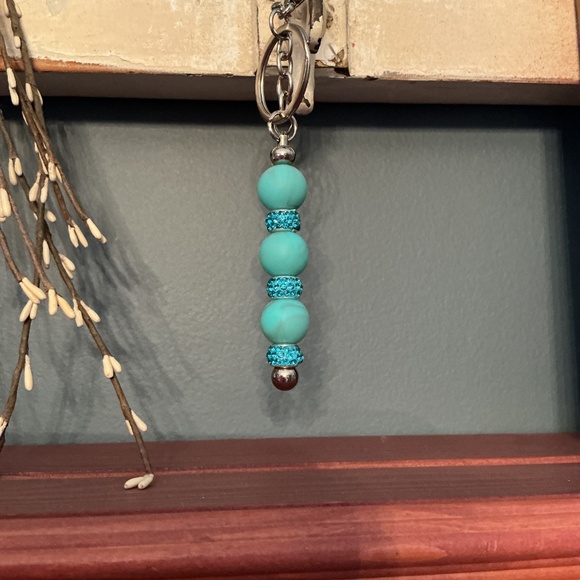 Handmade Beaded Keychain - Picture 2 of 2